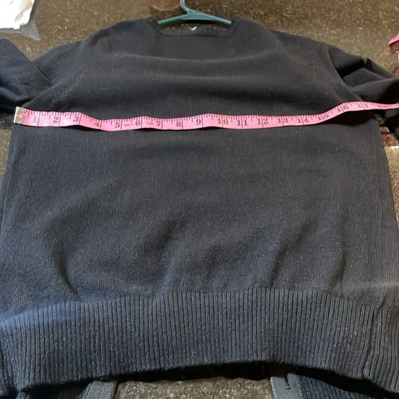 Sacai Japanese Black Cotton Pleat & Cardigan Layer Top - Picture 13 of 14